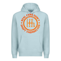 Blue Mist real cars dont shift themselves Premium Hoodie - artisFamous