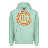 Seafoam real cars dont shift themselves Premium Hoodie - artisFamous