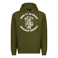 Army Green sons of anarchy Premium Hoodie - artisFamous