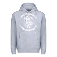 Heather Grey sons of anarchy Premium Hoodie - artisFamous