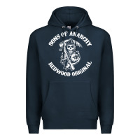 Navy sons of anarchy Premium Hoodie - artisFamous