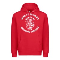 Red sons of anarchy Premium Hoodie - artisFamous