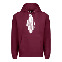 Burgundy sheet ghost Premium Hoodie - artisFamous