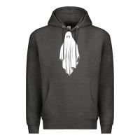 Charcoal Heather sheet ghost Premium Hoodie - artisFamous