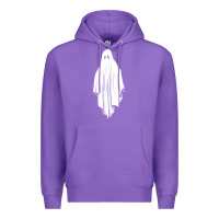 Purple sheet ghost Premium Hoodie - artisFamous