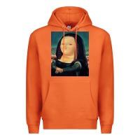 Carrot fernando botero mona lisa Premium Hoodie - artisFamous