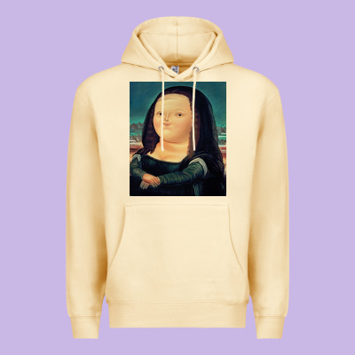 Fernando Botero Mona Lisa Premium Hoodie Designed By Artisfamous