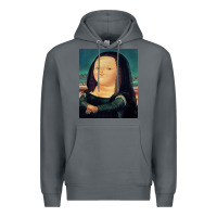 Rock fernando botero mona lisa Premium Hoodie - artisFamous