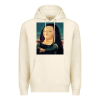 Tofu fernando botero mona lisa Premium Hoodie - artisFamous