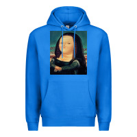 True Royal fernando botero mona lisa Premium Hoodie - artisFamous