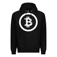 Black bitcoin Premium Hoodie - artisFamous