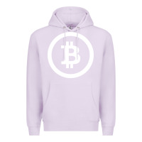 Lilac bitcoin Premium Hoodie - artisFamous