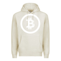Oatmeal Heather bitcoin Premium Hoodie - artisFamous