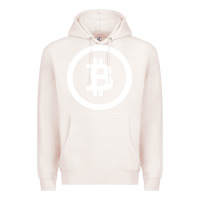 Pale Pink bitcoin Premium Hoodie - artisFamous