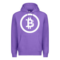 Purple bitcoin Premium Hoodie - artisFamous