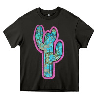 Asphalt Western Turquoise Cactus Heavy Core Tee - RanaPortraitStore