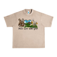 French Oak Peace Love Kiko Goat Urban Heavy Tee - LillyAllenDesigns