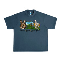 Midnight Navy Peace Love Kiko Goat Urban Heavy Tee - LillyAllenDesigns