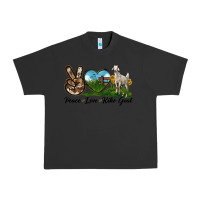Pigment Black Peace Love Kiko Goat Urban Heavy Tee - LillyAllenDesigns
