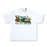 White Peace Love Kiko Goat Urban Heavy Tee - LillyAllenDesigns