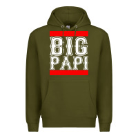 Army Green big papi Premium Hoodie - artisFamous