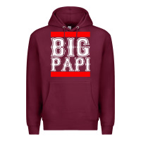 Burgundy big papi Premium Hoodie - artisFamous