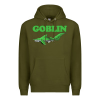 Army Green goblin shark t shirt   i love goblin shark shirt ugly animal Premium Hoodie - artisFamous