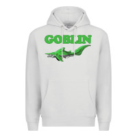 Dove Grey goblin shark t shirt   i love goblin shark shirt ugly animal Premium Hoodie - artisFamous