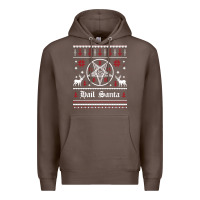 Coffee hail santa ugly christmas sweater   sweatshirt Premium Hoodie - artisFamous