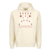 Sandshell hail santa ugly christmas sweater   sweatshirt Premium Hoodie - artisFamous