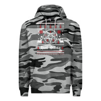Slate Camo hail santa ugly christmas sweater   sweatshirt Premium Hoodie - artisFamous