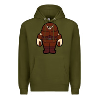 Army Green juggernaut chibi Premium Hoodie - artisFamous