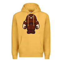 Mustard juggernaut chibi Premium Hoodie - artisFamous