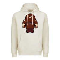 Oatmeal Heather juggernaut chibi Premium Hoodie - artisFamous