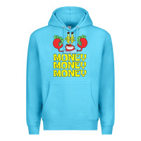 Ocean Blue mr krabs love money Premium Hoodie - artisFamous
