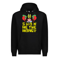 Black mr krabs show me the money Premium Hoodie - artisFamous
