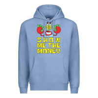 Colony Blue mr krabs show me the money Premium Hoodie - artisFamous