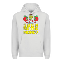 Dove Grey mr krabs show me the money Premium Hoodie - artisFamous
