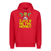 Red mr krabs show me the money Premium Hoodie - artisFamous