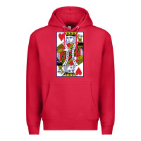 Cardinal king of hearts Premium Hoodie - artisFamous