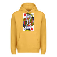 Mustard king of hearts Premium Hoodie - artisFamous