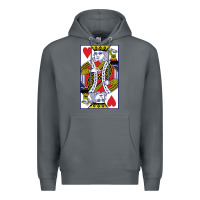 Rock king of hearts Premium Hoodie - artisFamous
