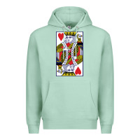 Seafoam king of hearts Premium Hoodie - artisFamous