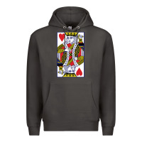 Smoke king of hearts Premium Hoodie - artisFamous