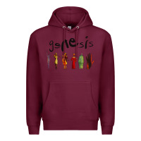 Burgundy GENESIS Premium Hoodie - artisFamous