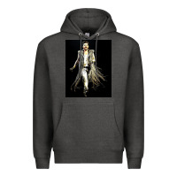 Charcoal Heather adam lambert 01 Premium Hoodie - artisFamous