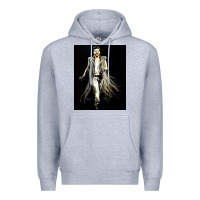 Heather Grey adam lambert 01 Premium Hoodie - artisFamous