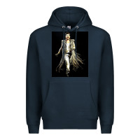 Navy adam lambert 01 Premium Hoodie - artisFamous