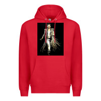 Red adam lambert 01 Premium Hoodie - artisFamous