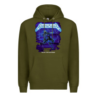 Army Green blast the lightning Premium Hoodie - artisFamous